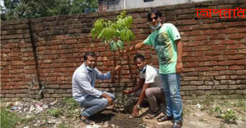 সাবেক প্রেসিডেন্ট জিয়াউর রহমানের মৃতু বার্ষিকীতে নীলফামারী ছাত্রদলের বৃক্ষরোপণ কর্মসূচি