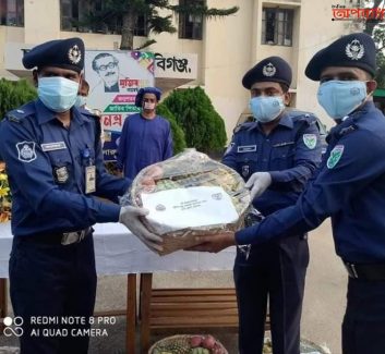 করোনা যুদ্ধে জয়ী চুনারুঘাটের ওসি সহ ৫ পুলিশ সদস্য