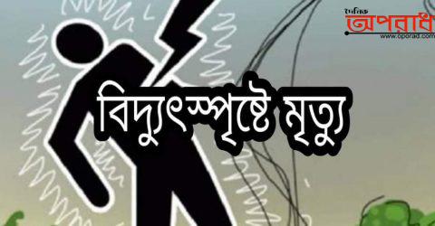 নগরকান্দায় অটো গাড়ীর ব্যাটারী চার্চ দিতে গিয়ে বিদ্যুৎতের তারে জড়িয়ে একজনের মৃত্যু