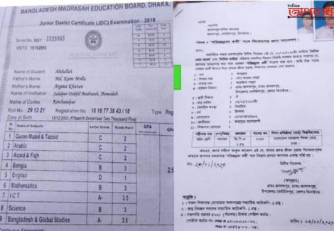 কোটচাঁদপুর জালালপুর দাখিল মাদ্রাসায় অর্ধ কোটি টাকার নিয়োগ বানিজ্য,  নিয়োগ পেল সাড়ে ১৩ বছরের এক কিশোর