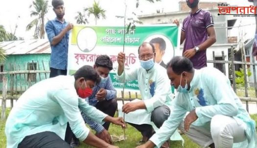 ঝিনাইদহের হরিনাকুন্ডুতে সঞ্জয় ট্রাস্টের উদ্যোগে বিনামূল্যে বৃক্ষরোপন ও চারা বিতরণ