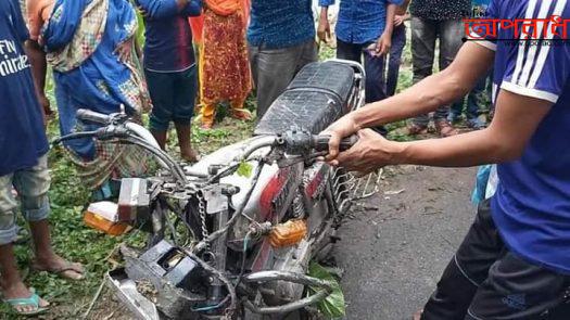 ঝিনাইদহের মহেশপুরে মোটরসাইকেল নিয়ন্ত্রণ হারিয়ে গাছের সাথে ধাক্কা, নিহত-২