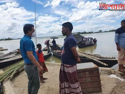 আজমিরীগঞ্জে নৌ দূর্ঘটনা এড়াতে ইউএনওর দিক নির্দেশনা