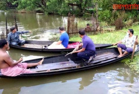 ফকিরহাটের পুটিয়া খালের অবৈধভাবে স্থাপন করা জাল ও পাটা অপসারন