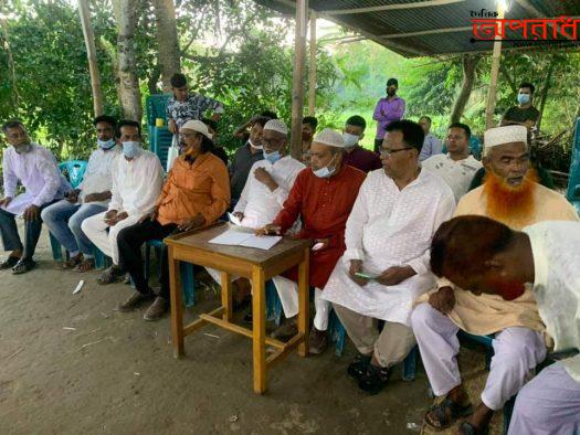 মুন্সীগঞ্জের সিরাজদিখানে জৈনসার ইউপি  চেয়ারম্যানের পূজামন্ডপ পরিদর্শন।