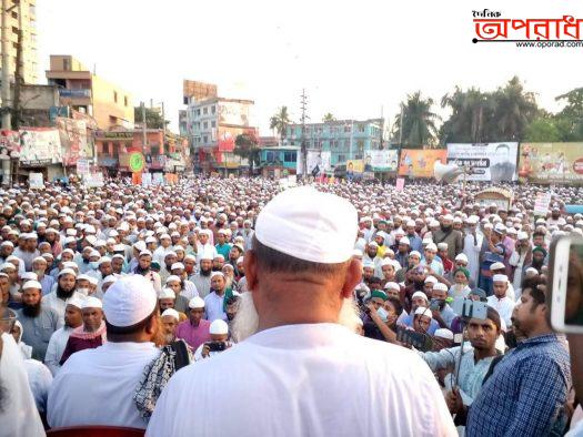 ফ্রান্সে রাসুল সা. কে নিয়ে ব্যঙ্গচিত্র করার প্রতিবাদে যশোরে ইসলামী আন্দোলনের বিক্ষোভ