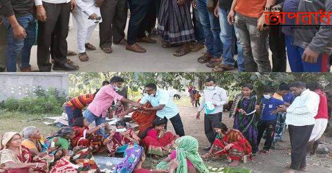 মণিরামপুরে ইউপি চেয়ারম্যান প্রার্থী বিএনপি নেতা হারুনের গণসংযোগ মন্দির পরিদর্শণ ও মাস্ক বিতরণ