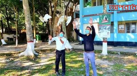 আজমিরীগঞ্জে হাওরে অভিযান চালিয়ে শিকারীদের সরঞ্জাম ধ্বংস ও অতিথি পাখি অবমুক্ত