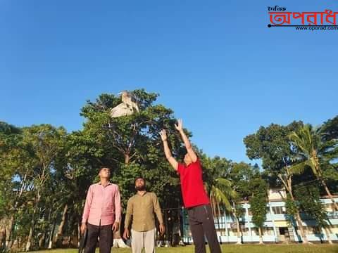 আজমিরীগঞ্জে দুই অতিথিপাখি বিক্রেতাকে ১৫ দিনের বিনাশ্রম কারাদন্ড,১২ টি পাখি হাওরের আকাশে অবমুক্ত