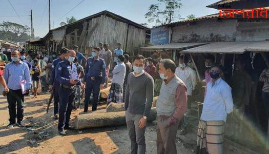 আজমিরীগঞ্জ চরবাজারে ৩ টি স’মিলে অভিযান  চালিয়ে ৮ হাজার টাকা জরিমানা ও বেল্ট জব্দ