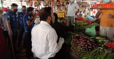 শায়েস্তাগঞ্জে স্বাস্থ্যবিধি লঙ্ঘন করায়  মামলা – জরিমানা আদায়