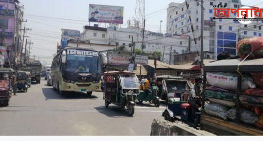 নোয়াখালীতে লকডাউন অমান্য করায়  যানবাহন ও ব্যবসা প্রতিষ্ঠানকে অর্থদন্ড।