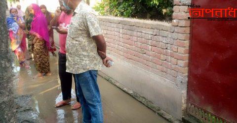 কুষ্টিয়ার ভেড়ামারা উপজেলার সাতবাড়িয়ায় পয়ঃনিষ্কাশনের ব্যাবস্হা করলেন চেয়ারম্যান।