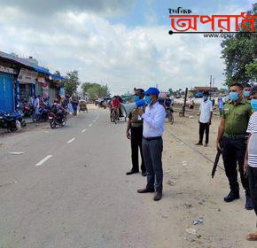 কুষ্টিয়ার ভেড়ামারায় লকডাউনের চতুর্থ দিনে ২৩৩০০টাকা অর্থ দন্ড করা হয়।