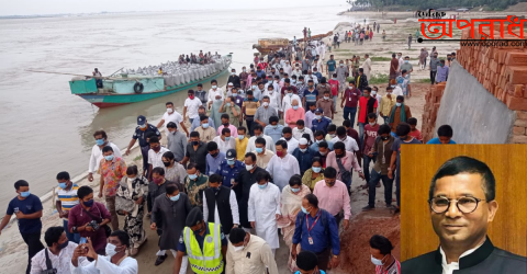 রাজবাড়ীকে রক্ষায় দ্রুত টেকসই বাঁধ নির্মাণ করা হবেঃ উপমন্ত্রী এনামুল হক শামিম