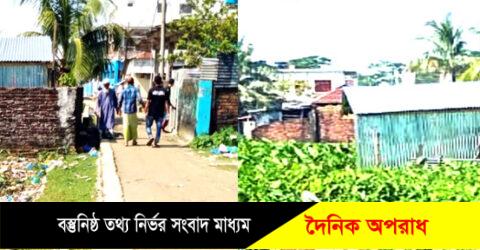 মহিপুরে অসহায় হালিমার নিজ সম্পত্তি দখলের অভিযোগ এক প্রভাবশালীর বিরুদ্ধে ॥