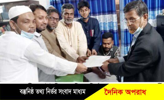 নন্দীগ্রামে চেয়ারম্যান প্রার্থী  কামালের মনোনয়নপত্র দাখিল