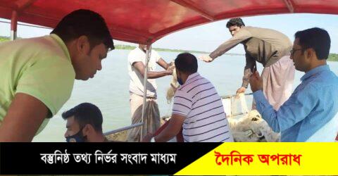 হালদায় নদীতে  অভিযানে ১০ হাজার মিটার অবৈধ জাল জব্দ