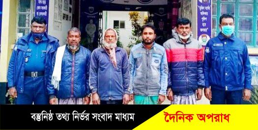 নন্দীগ্রামে ৪ জুয়াড়ি গ্রেপ্তার