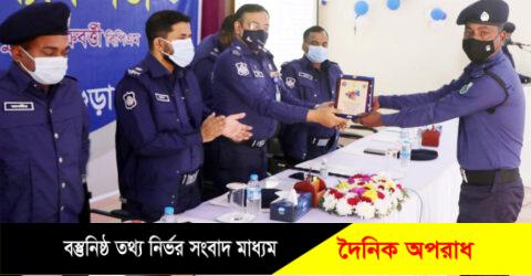 জেলার শ্রেষ্ঠ স্থান লাভ করলেন নন্দীগ্রাম থানার এএসআই আবুল কালাম আজাদ