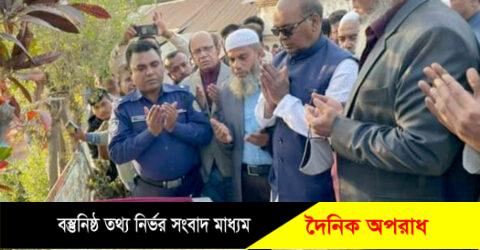 মহিপুরে ২২৭০ মিটার কার্পেটিং সড়কের ভিত্তি প্রস্তর স্থাপন করলো এমপি অধ্যক্ষ মহিব ॥