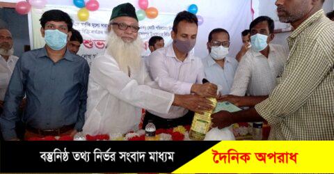 মাধবপুর ছাতিয়াইনে টি সি বি কার্যক্রম উদ্বোধন।