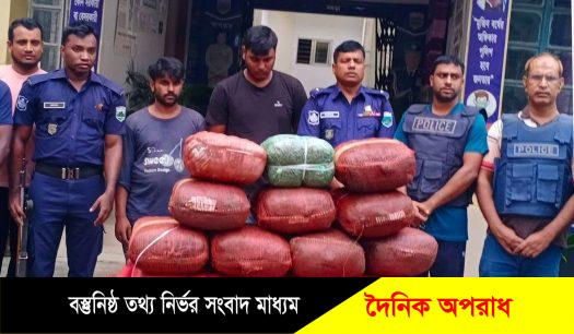 নন্দীগ্রামে পাথর ভর্তি ট্রাক থেকে ৫০ কেজি গাঁজা উদ্ধার