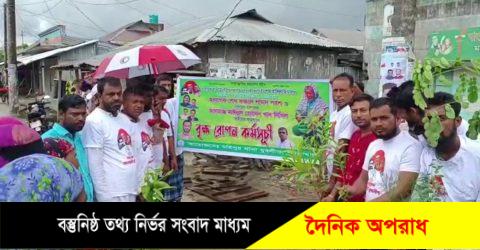 মহিপুর থানা যুবলীগের উদ্যোগে বৃক্ষরোপন কর্মসূচি পালিত ॥