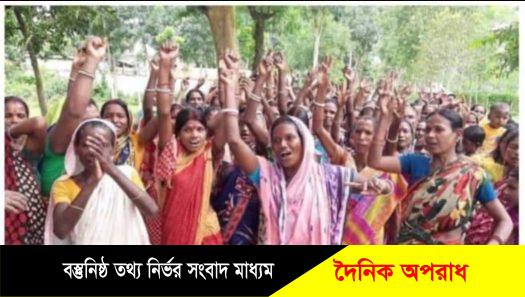 শত কল্পনা জল্পনা অবসান ঘটিয়ে, মাধবপুরে চা শ্রমিকের আনন্দ মিছিল।