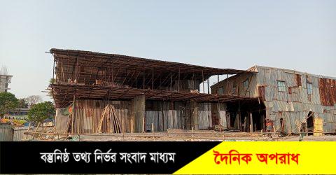 কুয়াকাটা সৈকতে ঝুঁকিপুর্ন অবৈধ স্থাপনা নির্মাণ বন্ধ হচ্ছেনা ॥