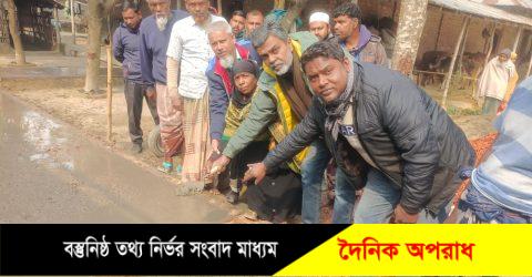 নন্দীগ্রামে আরসিসি রাস্তা নির্মাণ কাজ উদ্বোধন 