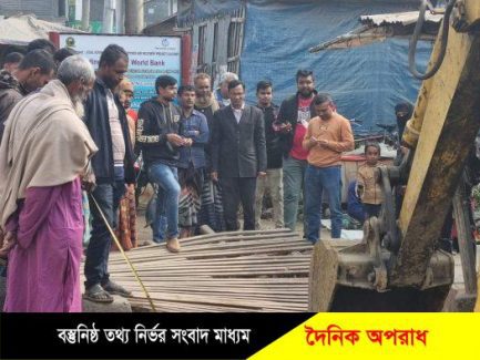 নন্দীগ্রামে জনগুরুত্বপূর্ণ ড্রেন নির্মাণ কাজ উদ্বোধন